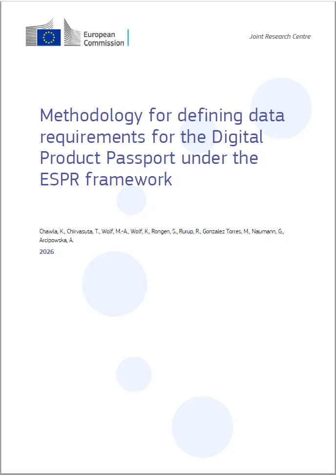 Requisiti dei dati per il Passaporto Digitale del Prodotto nell'ambito del quadro ESPR